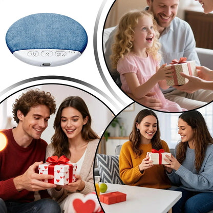 Pillow Speaker Portable Headphones with White Noise Bone Conduction Under Pillow Sleep Speaker for Bed Bedroom Bedside