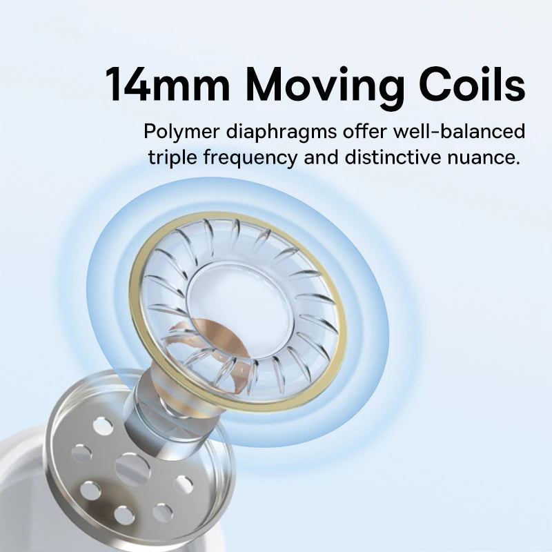 Baseus C17 Wired Earphone Type-C with Mic in-ear Wired Headphones For Xiaomi Samsung  NOTE 10 NOTE 20 S21 S20 Cellphone Headsets
