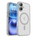 Magnetic Luxury Armor Shockproof Case For iPhone 17 Air 16 15 14 13 12 11Pro Max Magsafe Wireless Charge Matte Translucent Cover