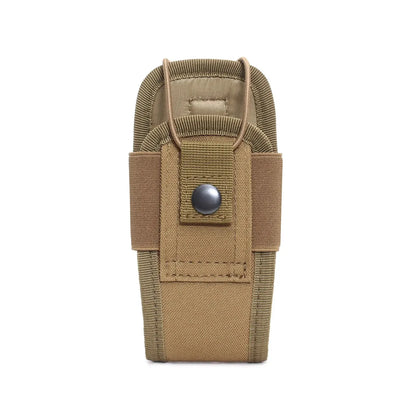 Tactical Molle Radio Pouch 1000D Nylon WalkieTalkie Holster Outdoor Portable Carry Bag Hunting Camping Hiking Durable Utility