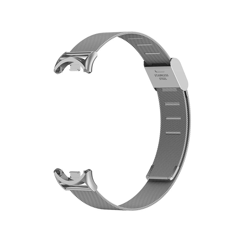 Metal strap For Xiaomi Mi Band 8 9 MIlan Wrist Metal Bracelet Screwless Stainless Steel for Mi Band 9 8Strap Wristbands Pulseira