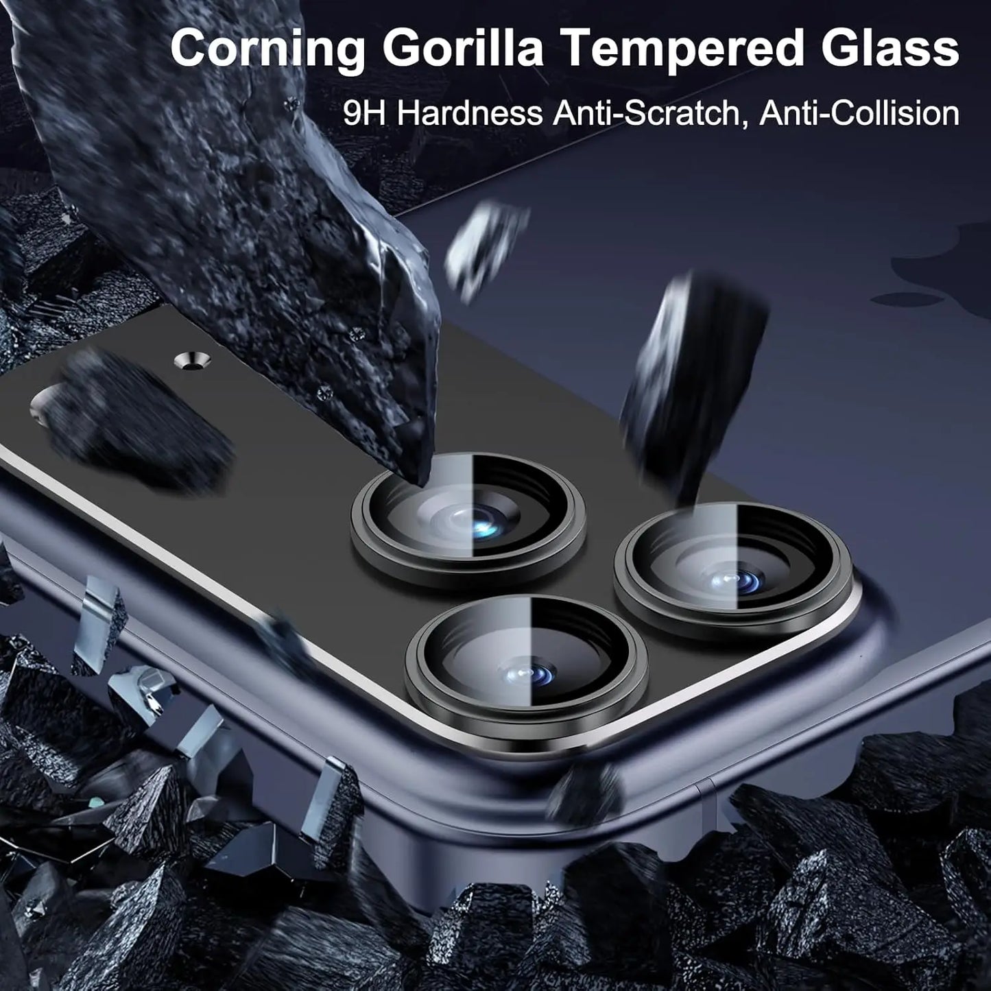 Metal Glass Camera Lens Protector Yij Cover For iPhone 17 Pro Max 17 Air 17 Plusi 17Pro Protection Ziai Phone Accessories Black