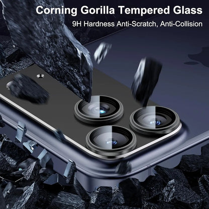 Metal Glass Camera Lens Protector Yij Cover For iPhone 17 Pro Max 17 Air 17 Plusi 17Pro Protection Ziai Phone Accessories Black