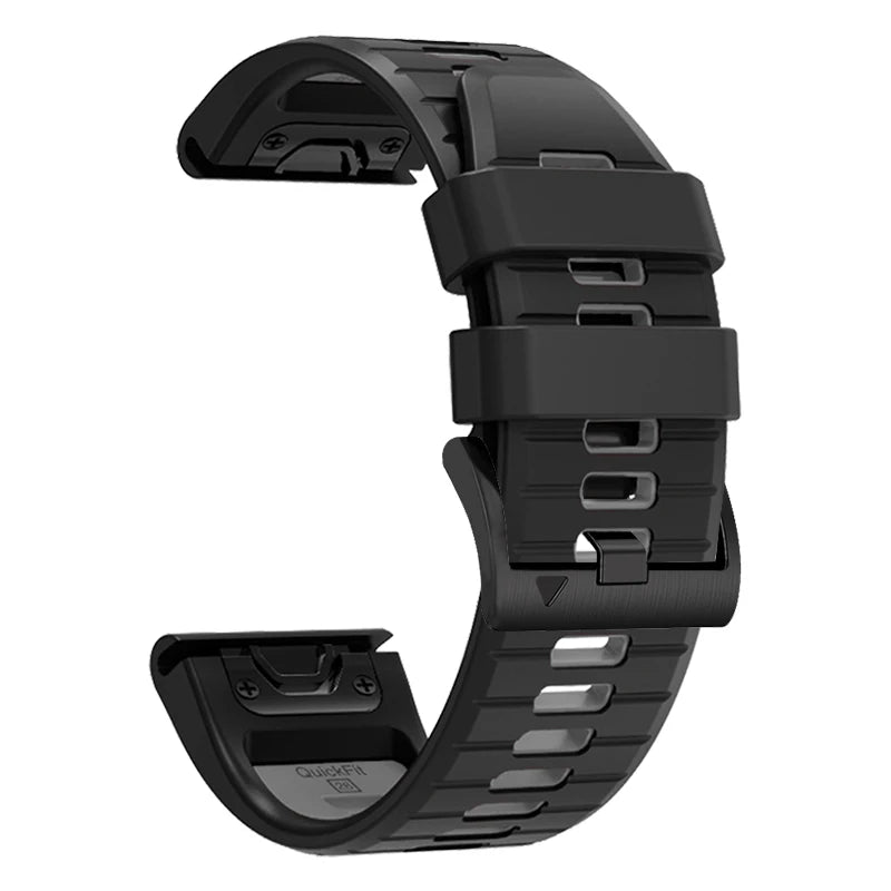 22 26MM Silicone WatchBand Strap For Garmin Fenix 7 7X 6X 6 Pro 5 5X Plus Epix Gen2 Enduro 2 WristStrap QuickFit Release Bracele