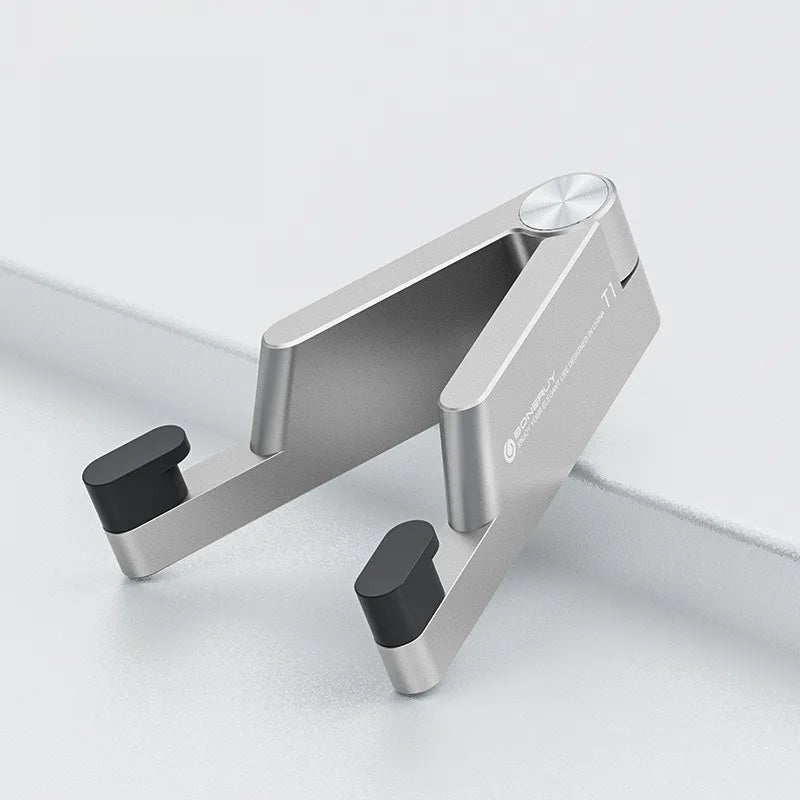 Universal Desk Mount Mini Size Aluminum Portable Folding Holder Bracket Mobile Phone Cradle Foldable Stand for Cellphone