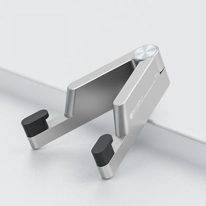 Universal Desk Mount Mini Size Aluminum Portable Folding Holder Bracket Mobile Phone Cradle Foldable Stand for Cellphone