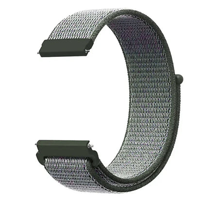 20mm 22mm Nylon Loop Strap For Garmin Forerunner 55 165 265 965 255 Active 5/Vivomove Trend/Vivoactive 5/Venu 3/2 Bracelet Belt