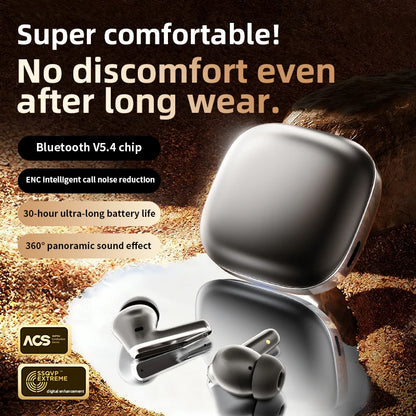 A89 AI Translation Wireless Earbuds Bluetooth ANC Noise Reduction HiFi Sound Ultra-Long Battery Life Smart Translator Headset