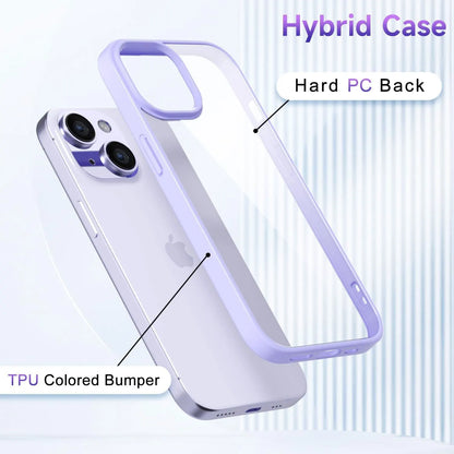 Luxury Soft Transparent Case For iPhone 16 15 14 13 12 11 Pro Max Mini XS SE 7 8 Plus 12 Mini Candy Shockproof Bumper Cover Case