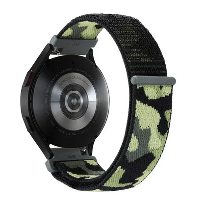 20mm 22mm Nylon Loop Strap For Garmin Forerunner 55 165 265 965 255 Active 5/Vivomove Trend/Vivoactive 5/Venu 3/2 Bracelet Belt