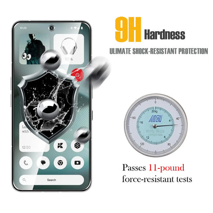 Screen Protector For Nothing Phone 3 Tempered Glass HD 9H Transparent Clear Anti Scratch Case Friendly