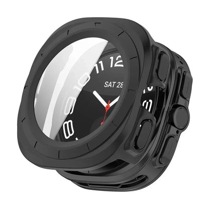 PC Case for Samsung Galaxy Watch 7 Ultra 47mm Tempered Glass Anti-scratch Screen Protector Bumper Protective Cover Accessories