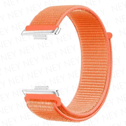 Nylon Strap For Huawei Watch Fit 3 4 Replacement Bracelet Nylon Loop Adjustable Band Soft Wristband Huawei Fit 4 Pro Accessories