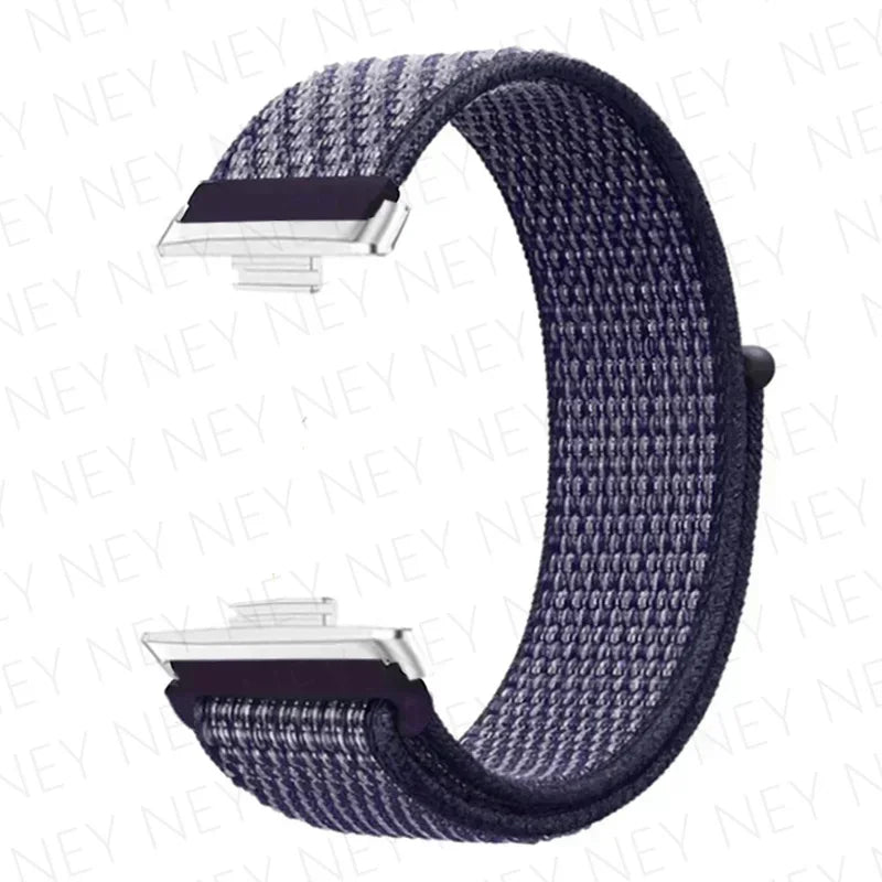 Nylon Strap For Huawei Watch Fit 3 4 Replacement Bracelet Nylon Loop Adjustable Band Soft Wristband Huawei Fit 4 Pro Accessories
