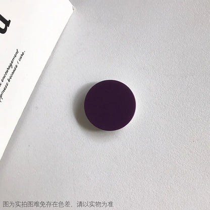 Finger Ring Holder Stand for IPhone 15 Samsung Support Telephone Mobilephones Grip Tok Folding Solid Color Pocket Socket Bracket