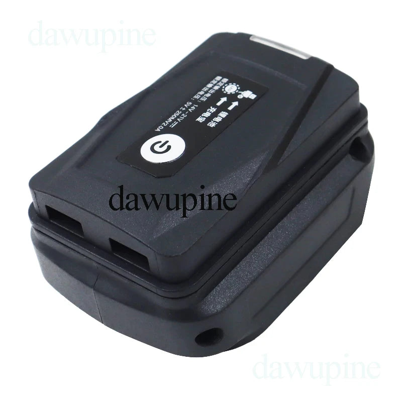 Li-ion Battery Case Adapter For Makita 18V Dual USB Ports Power Bank Phone Charger LED Working Light Converter Lamp Flashlight