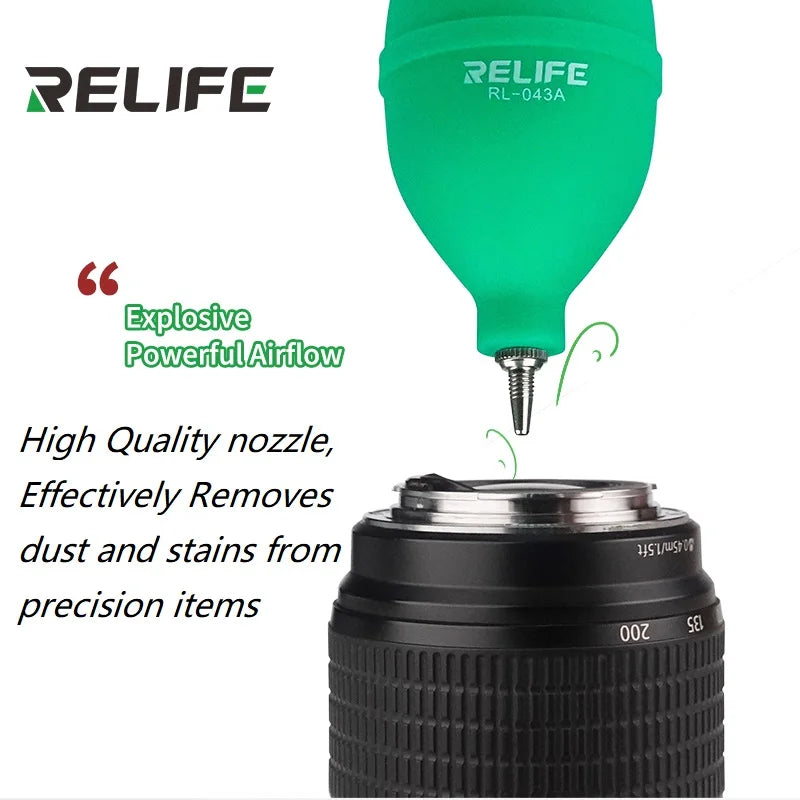 RL-043A Long Short Spay Mouth 2 Color Dust Air Blower Cleaner Ball for Phone PCB Board PC Keyboard Camera Lens Removing Retains