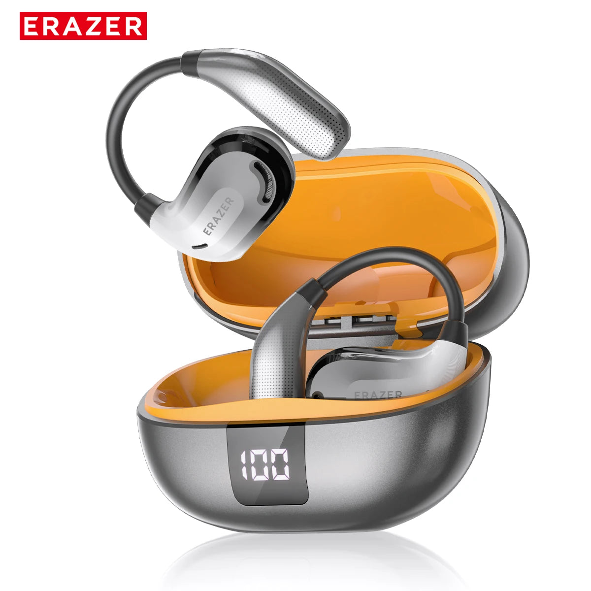 ERAZER XT66PRO Bluetooth Earphones ASMR Headsets DIY APP AI Translator Earbuds Wireless Headphones 13 Hours long life Display