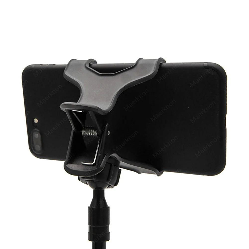 Universal Cell Phone Holder Flexible Long Arm Lazy Phone Stand 360° Rotation Stable Bracket Desk Bed Mount Stand Base Support