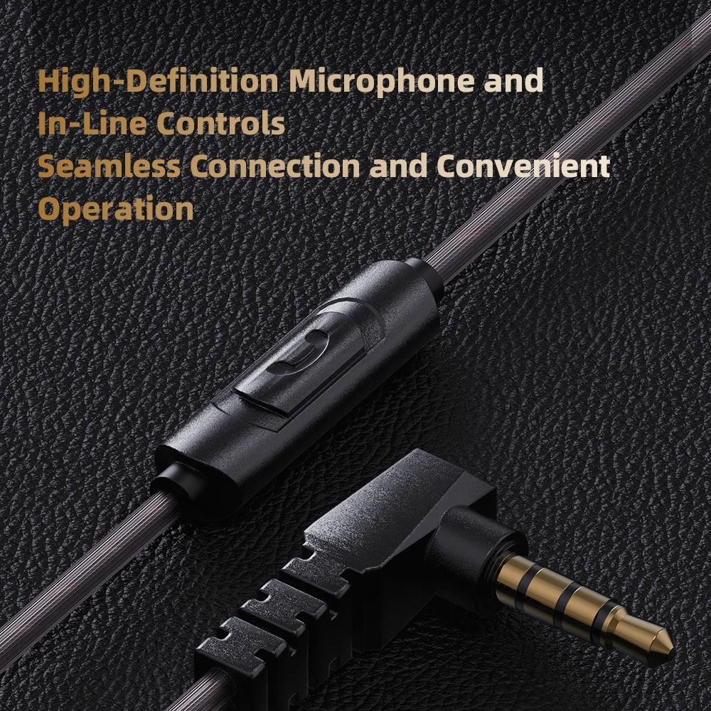 QKZ 15D Dynamic Surround Sound Dual Dynamic Drive Earphones In-Ear Headphones Noise Cancelling Stereo Music Sport Game Headsets
