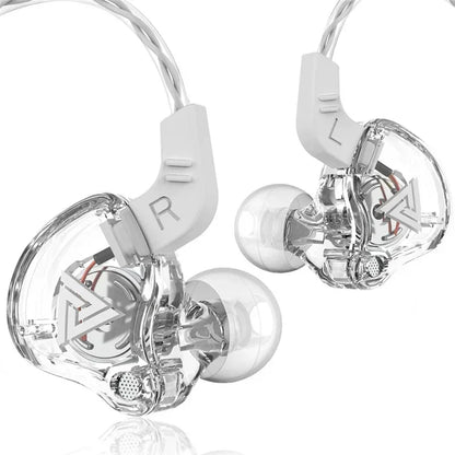 VIKEFON QKZ AK6 In Ear Earphone 6 Dynamic Driver Unit Headphone With Mic Stereo Sports HIFI Subwoofer Headset Monitor Earbuds