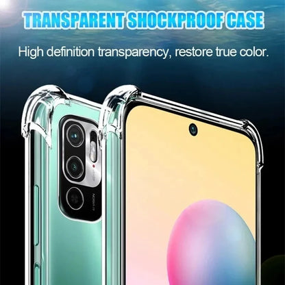 Shockproof Transparent Case For Xiaomi Redmi Note 13 12 11 Pro + Phone Case Redmi Note 10 9 Pro Max 8 7 Soft Clear Back Cover