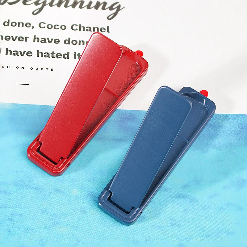 Ultra Thin Mini Metal Folding Mobile Phone Holder Stand Alloy Invisible Portable Phone Kickstand Bracket Desktop Phone Holder