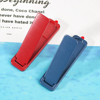 Ultra Thin Mini Metal Folding Mobile Phone Holder Stand Alloy Invisible Portable Phone Kickstand Bracket Desktop Phone Holder