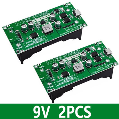 Type-C 15W 3A 18650 Lithium Battery Charger Module DC-DC Step Up Booster Fast Charge UPS Power Supply / Converter 5V 9V 12V