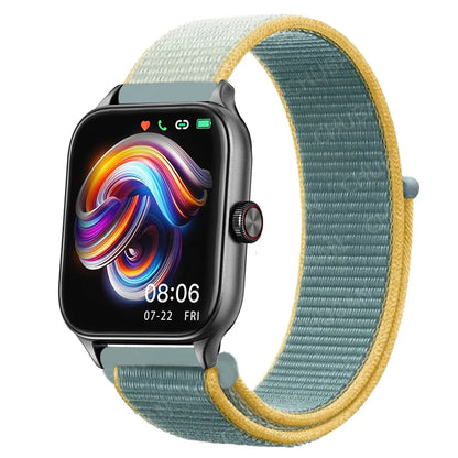 20mm 22mm Nylon Loop For Amazfit GTS4/2/3/3pro/2e/GTS2 Mini/GTR 4 42/47mm/GTR 2e/stratos bracelet for Amazfit bip/U/S/lite strap
