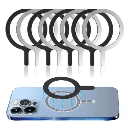 Universal Magnet Sticker Magnetic Adapter Ring Suitable for Magsafe IPhone Wireless Charging Cellphone Round Metal Plate Ring