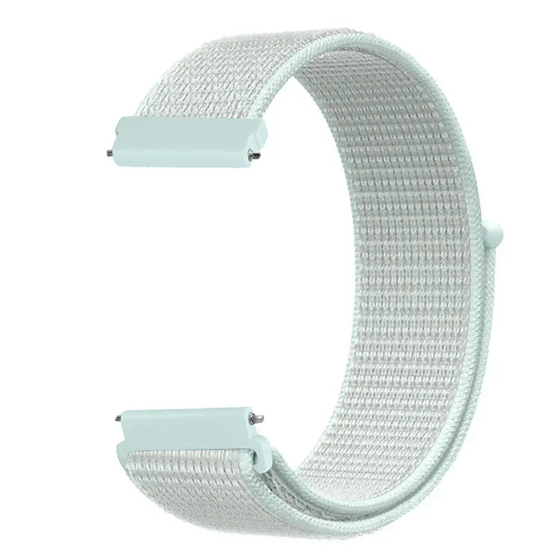 20mm 22mm Nylon Loop Strap For Garmin Forerunner 55 165 265 965 255 Active 5/Vivomove Trend/Vivoactive 5/Venu 3/2 Bracelet Belt
