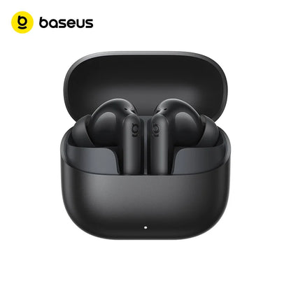 Baseus Bass EP10 Ultra Wireless Earphones -55dB Noise Reduction 65Hrs Long Playtime Bluetooth 6.0 Earbuds 6 Mics AI Call Clear