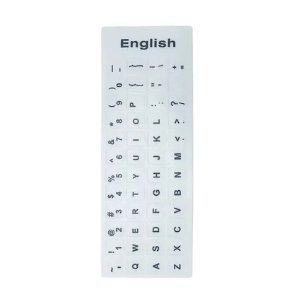 English Spanish Italian Korean Keyboard Stickers Frosted PVC Language Keyboard Sticker For Laptop Desktop PC