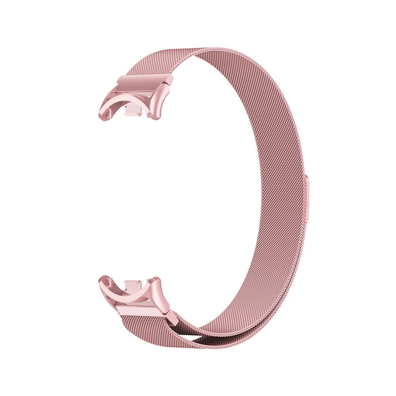 Metal strap For Xiaomi Mi Band 8 9 MIlan Wrist Metal Bracelet Screwless Stainless Steel for Mi Band 9 8Strap Wristbands Pulseira
