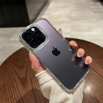 Ultra Thin Clear Phone Case For iPhone 11 12 13 14 15 16 17 Pro Max Air 8 7 Plus Mini X XR XS 6 5 Transparent Cover Accessories