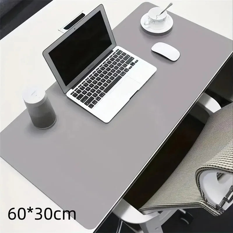 1PC Large 600x300mm Office Desk Protector Mat PU Leather Waterproof Mouse Pad Keyboard Gaming Desktop Accessory