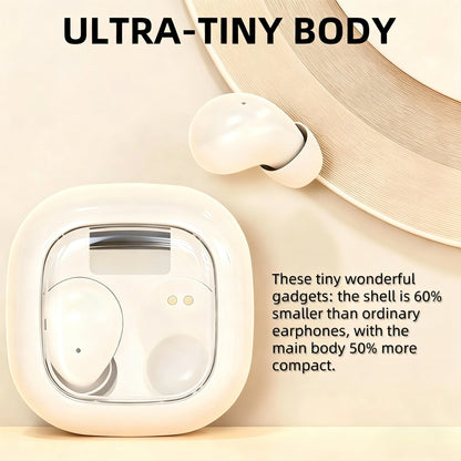 Mini Invisible Earbuds Bluetooth TWS Wireless Earphones HIFI Stereo Noise Reduction Heasets with Microphones Headphones
