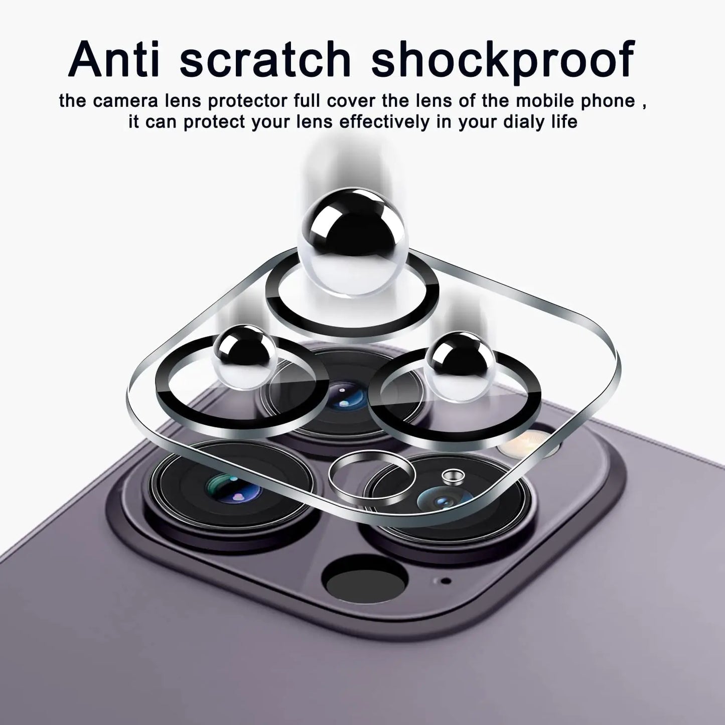 4Pcs Full Cover Protective Glass St For iPhone 11 12 13 15 Pro Max Camera Protector For iPhone 14 Mini Ultra HD Not Affect Night