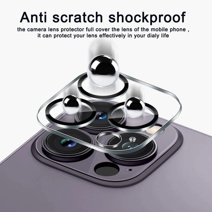 4Pcs Full Cover Protective Glass St For iPhone 11 12 13 15 Pro Max Camera Protector For iPhone 14 Mini Ultra HD Not Affect Night