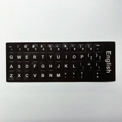 English Spanish Italian Korean French Deutsch Keyboard Stickers Frosted PVC Language Keyboard Sticker For Laptop Desktop PC