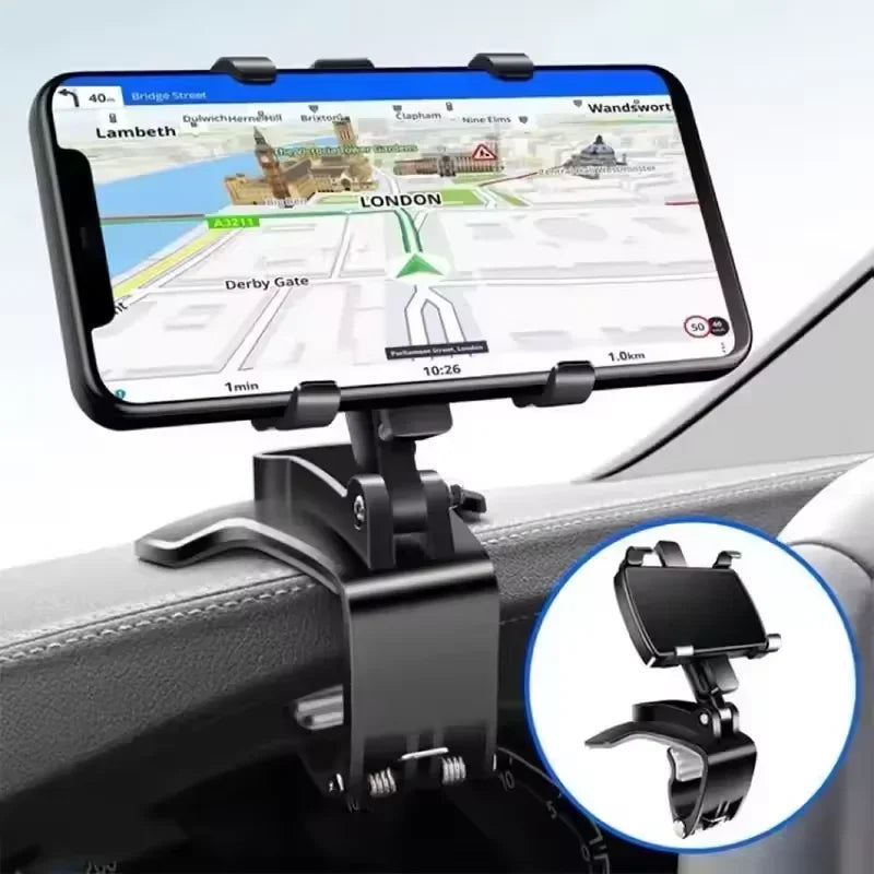 Car Phone Holder Stand Universal Car Dashboard Clip Mount GPS Cell Mobile Phone Support in Car Bracket For iPhone Samsung Xiaomi