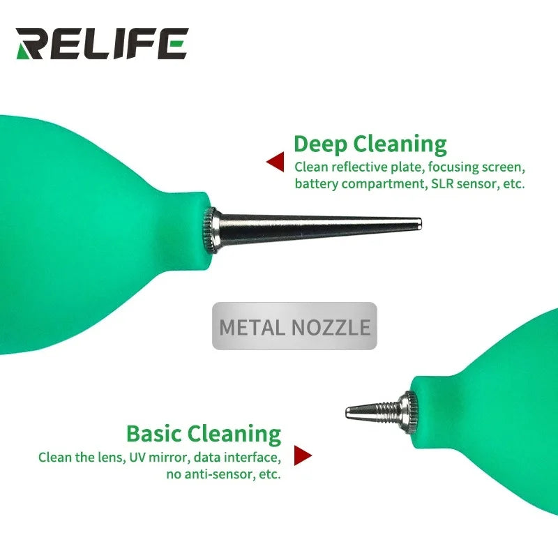 RL-043A Long Short Spay Mouth 2 Color Dust Air Blower Cleaner Ball for Phone PCB Board PC Keyboard Camera Lens Removing Retains