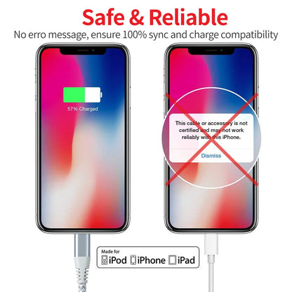 1PC 2PCS MFi Certified Fast Cable durable Nylon Braided Cord USB C to Lightning Cable Fast Charging Data for iPhone 14 13 12 11