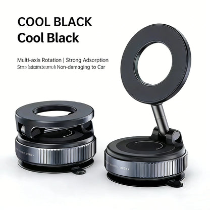 New Vacuum Magnetic Car Phone Holder with 360° Rotation &Foldable Design Strong Magnetic Absorption For iphone 12 13 14 15 16 17
