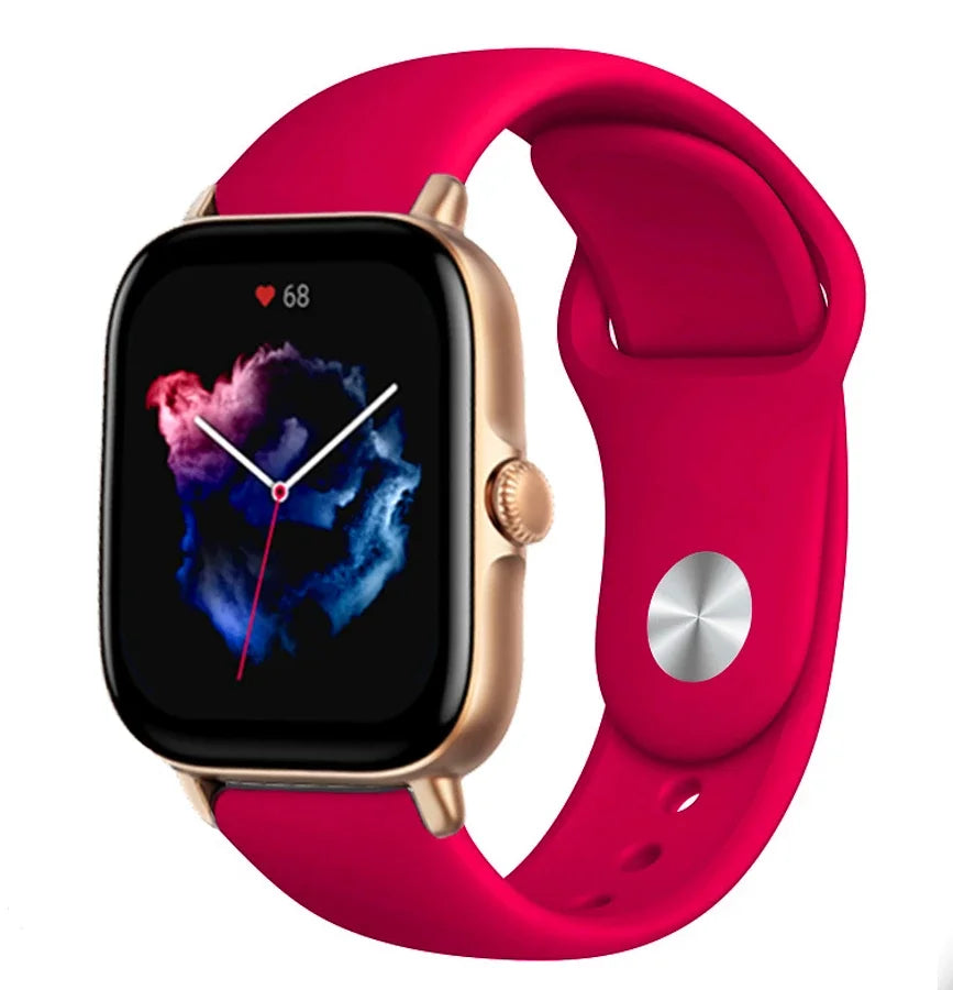20mm 22mm watch Strap For Amazfit gts/4/3/2/gts2/4 Mini/Gtr4/3/2/2e/47mm Smartwatch Silicone Bracelet Watchabnd Amazfit gts Band