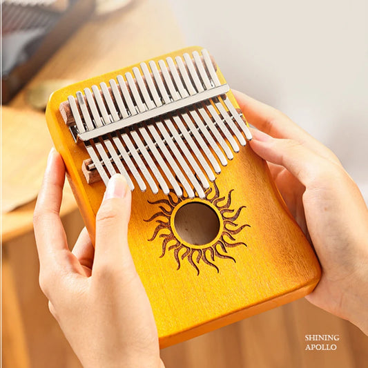 Hluru Kalimba Finger Piano 17 21 Keys Kalimba Thumb Piano Keyboard Musical Instrument Mbira for Beginner Music Lover Gifts