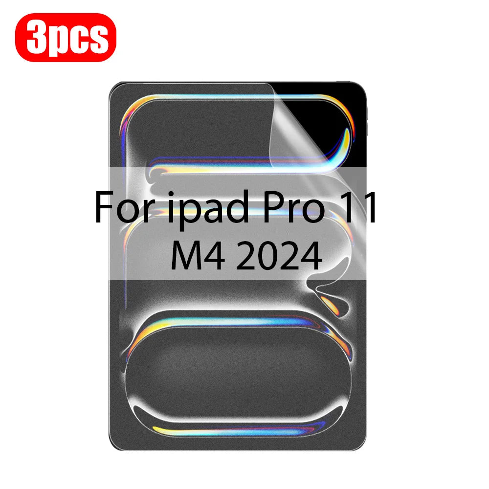 3Pcs Paper Feel Like Screen Protector For ipad Air 11 Pro 13 2024 10th 9th Generation 8 7 6 Air 5 4 Pro 11 12.9 10.5 M5 No Glass
