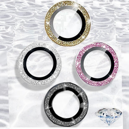 2-3Pcs Camera Lens Protector For iPhone 11 12 13 14 15 16 17 Pro Max 16E Mini Air 14 15 16 plus Diamond Metal Protective Glass