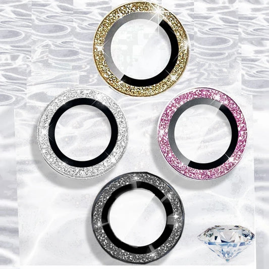 2-3Pcs Camera Lens Protector For iPhone 11 12 13 14 15 16 17 Pro Max 16E Mini Air 14 15 16 plus Diamond Metal Protective Glass